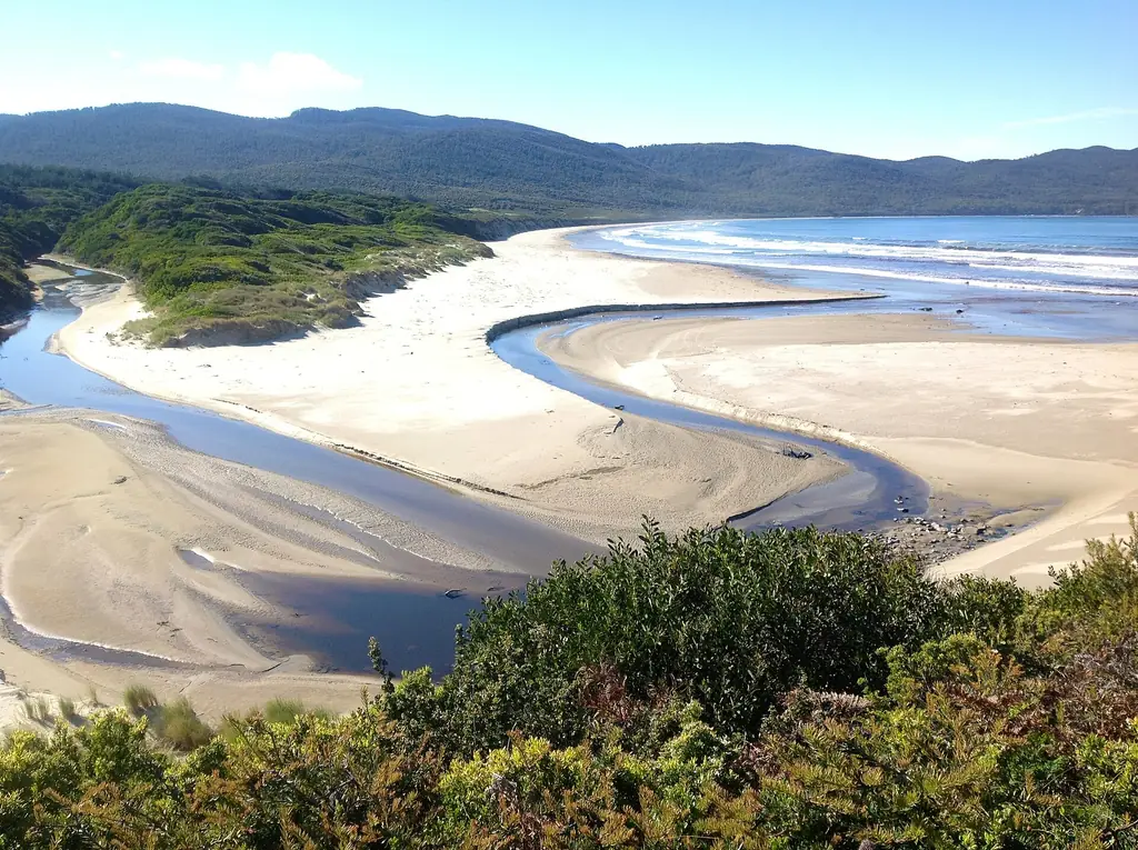 Overlooking Cloudy Bay on South Bruny